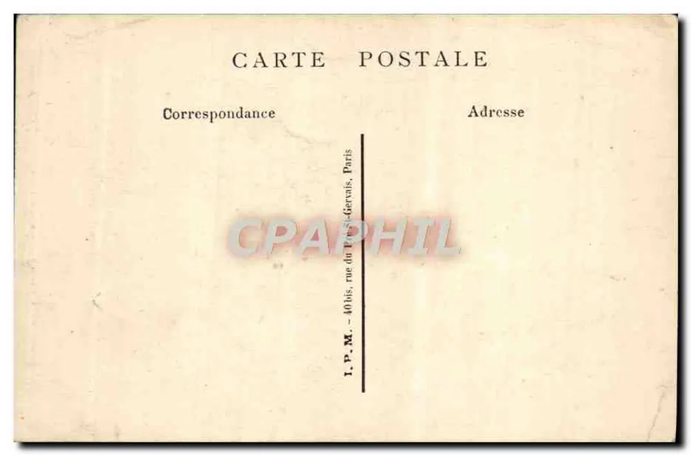 Notre-Dame de Bon Retour — Saint-Germain-en-Laye — Verlag I.P.M. Nr. XIV - Rückseite