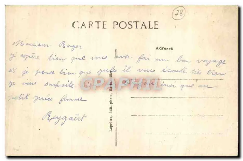 Saint-Hilarion — A Igreja — Leprêtre, editor-fotográfico, Raucoules - Verso