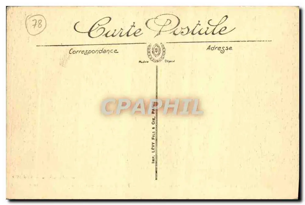 Palacio de Versalles — Salón de la Paz — Nuevas Galerías — LL. - Reverso