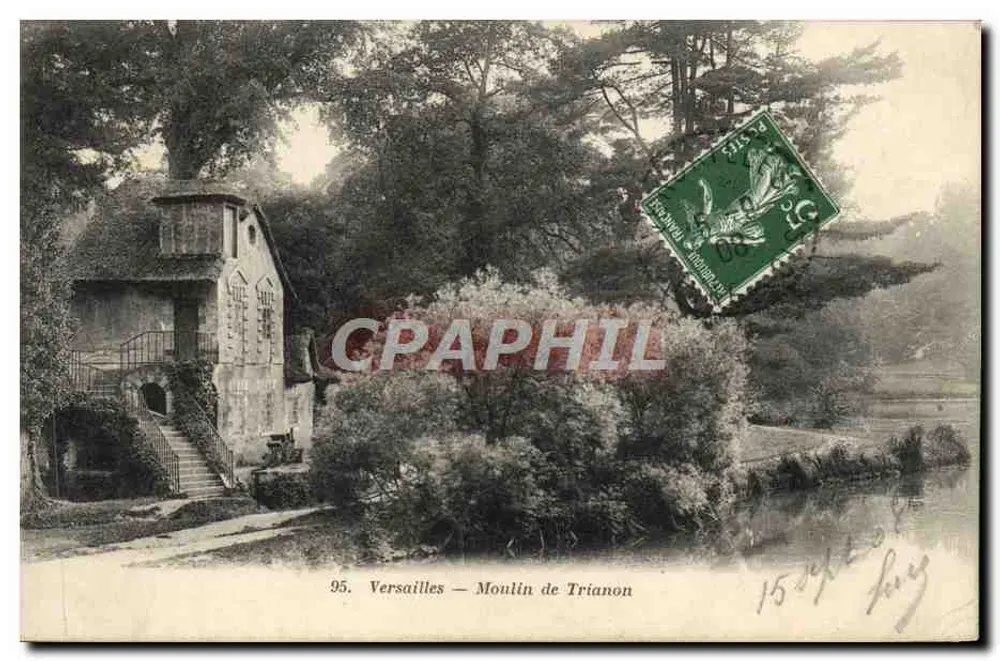 Versailles — Moulin de Trianon — Héliotypie Bourdier et Faucheux, n° 95 - Frente