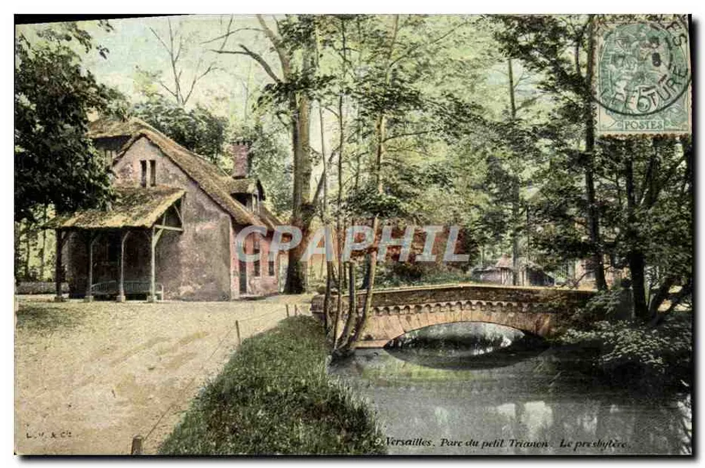 Versailles. Park des Petit Trianon. Das Präsebterium — Lévy & Cie - Vorderseite