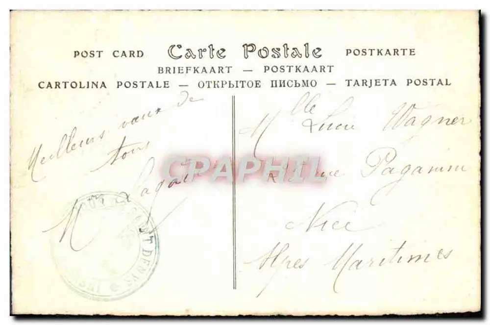 Filipe III, chamado o Barty, Rei da França, partindo para Saint-Denys — ND Fot. — n° 97 - Verso