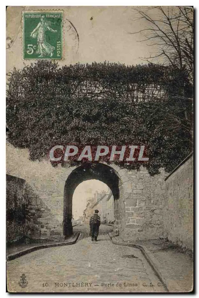 Montlhéry — Porte de Linas — éditeur C. L. C. - Frente