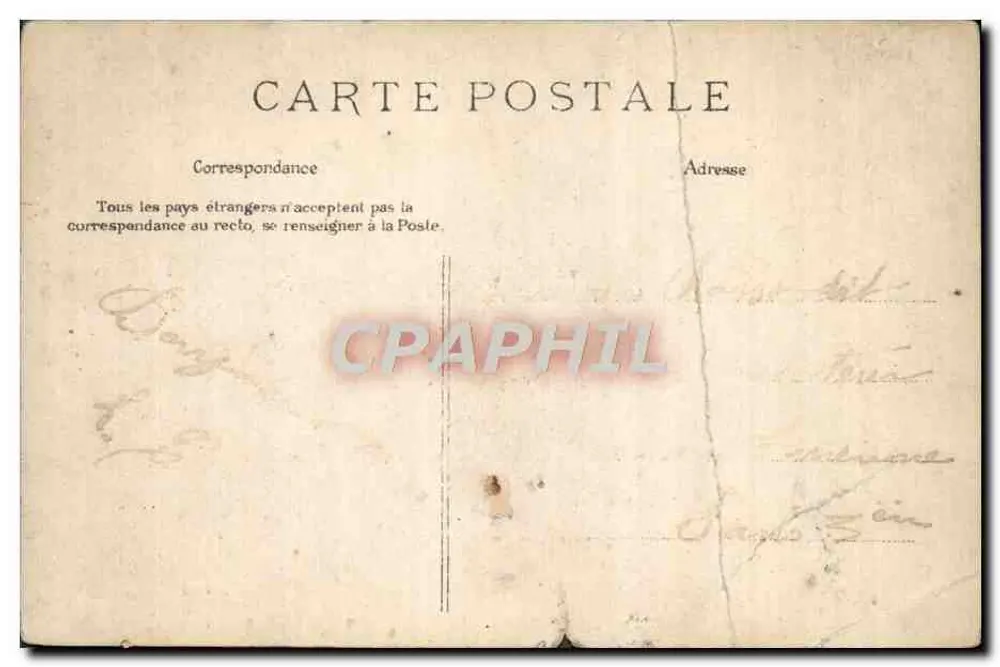 Montlhéry — Porte de Linas — éditeur C. L. C. - Verso
