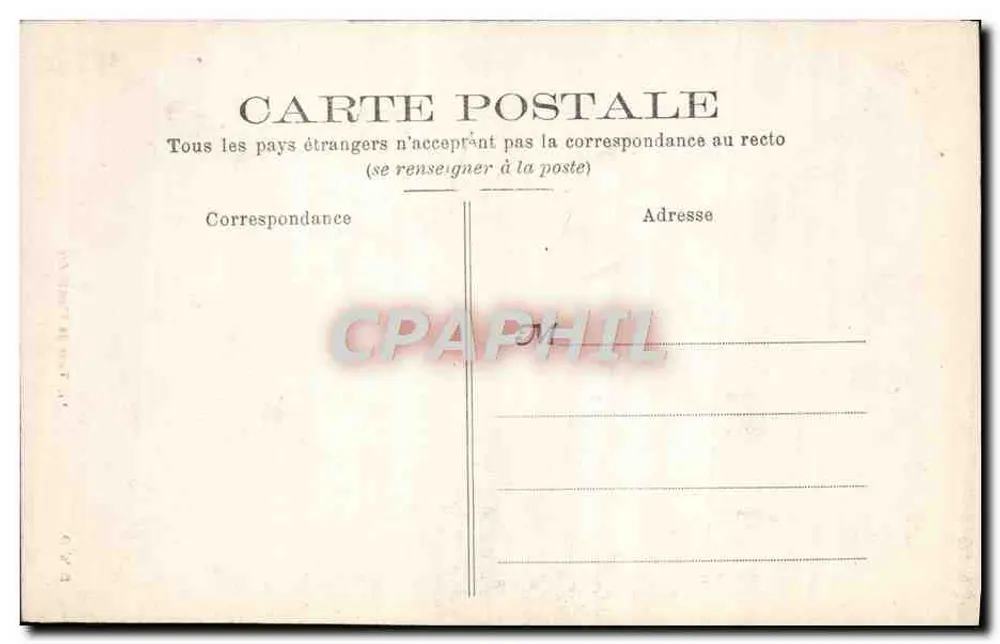 Torre de Montlhéry — ruínas de uma torre medieval — D.W.D. n°14 - Verso