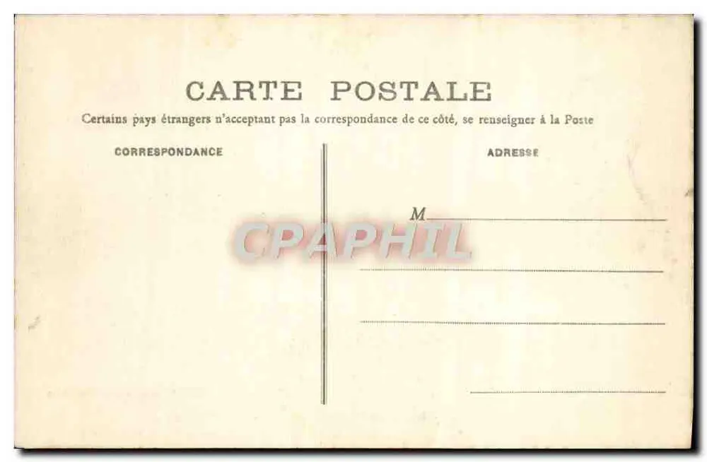 Montlhbéry (S.-et-O.) - Rue des Juifs - Institution für junge Mädchen unter der Leitung von Madame Barbe - Rückseite