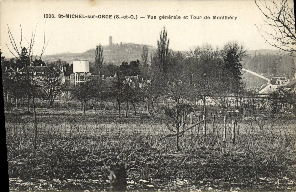 St-MICHEL-sur-ORGE (S.-et-O.) — Allgemeiner Blick und Turm von Montlhéry - Vorderseite