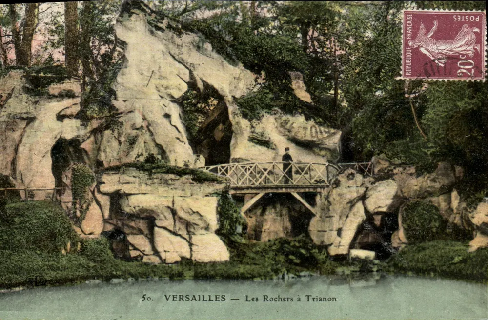 Versailles — Les Rochers à Trianon — editor So. n°50 - Frente