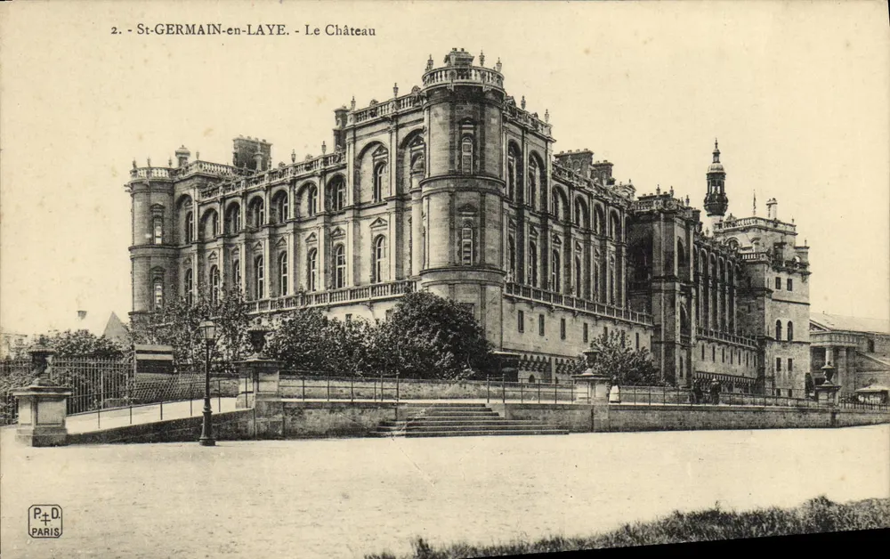 St-GERMAIN-en-LAYE - O Castelo — P+D Paris, n°2 - Frente