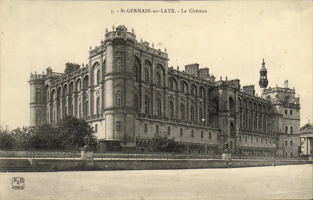 St-GERMAIN-en-LAYE - O Castelo — P.D. PARIS, n°5 - Frente