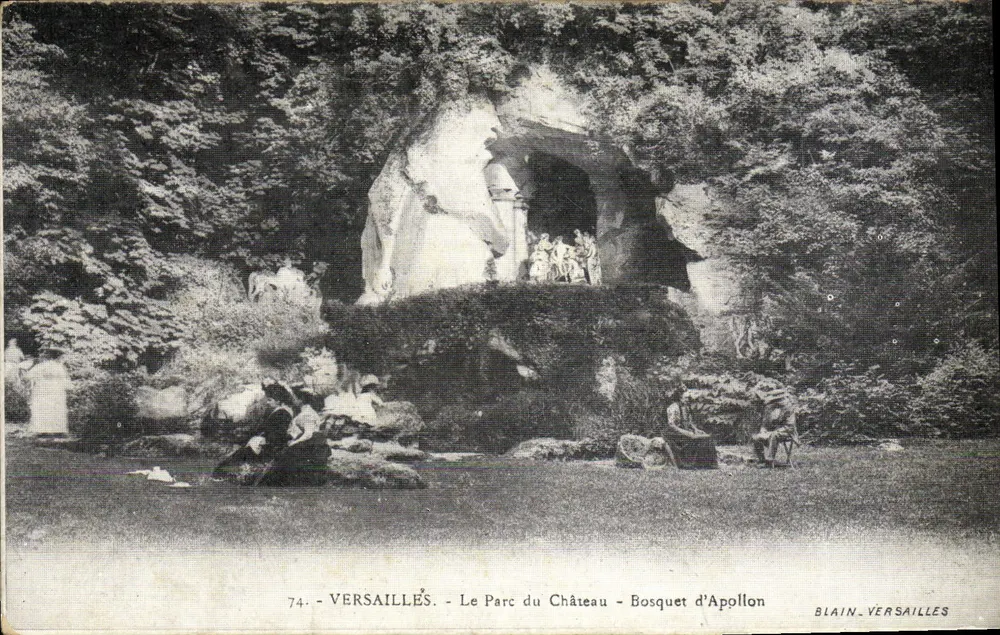 Versailles - Le Parc du Château - Bosquet d'Apollon — Blain-Versailles, n°74 - Recto