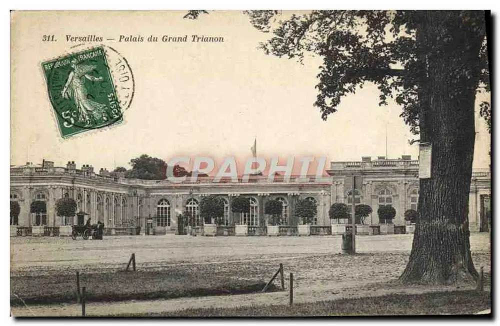 Versailles — Palácio do Grande Trianon — Heliotipia Bourdier e Faucheux, n°311 - Frente