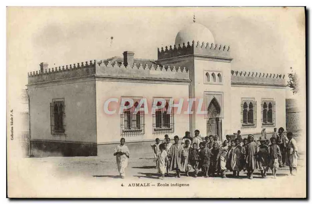 Aumale — Escola indígena — Coleção H. S. - Frente