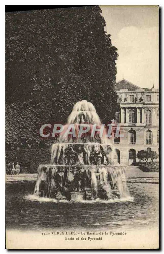 Versailles - O Lago da Pirâmide - Edição P. Girard - Frente