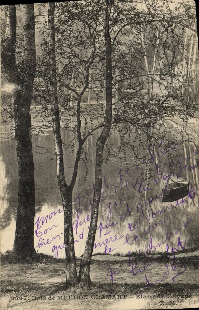 Bois de Meudon-Clamart — Etang de Trivamps — E.M. — n°2597 - Vorderseite