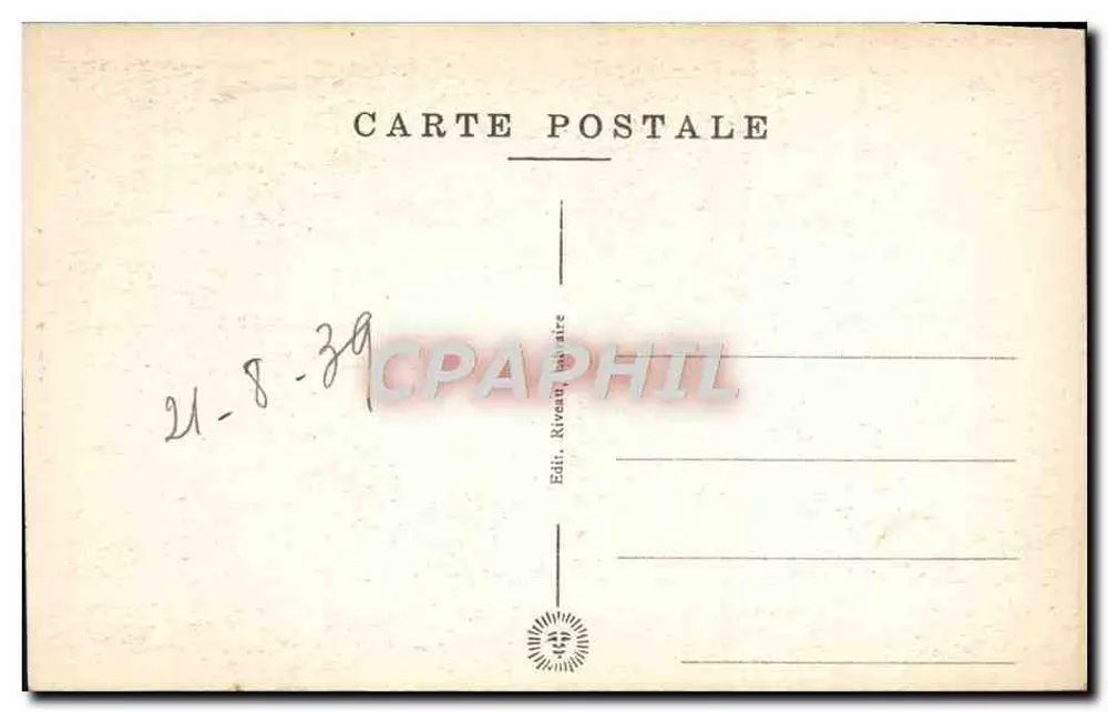 Boissy-St-Léger — Katedra — Wydawca Riveau, Béziers - Rewers