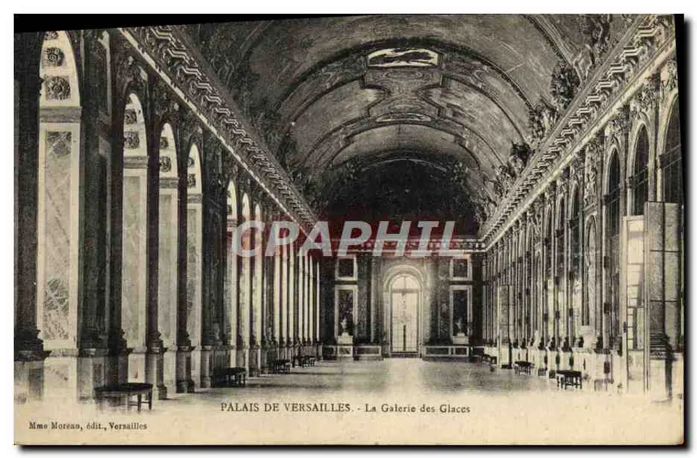 Schloss Versailles - Die Galerie der Spiegel — Mme Moreau, Verlegerin, Versailles - Vorderseite
