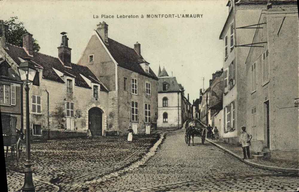 La Place Lebreton in MONTFORT-L'AMAUURY — Verlag Charentent, Seriennummer nicht sichtbar - Vorderseite
