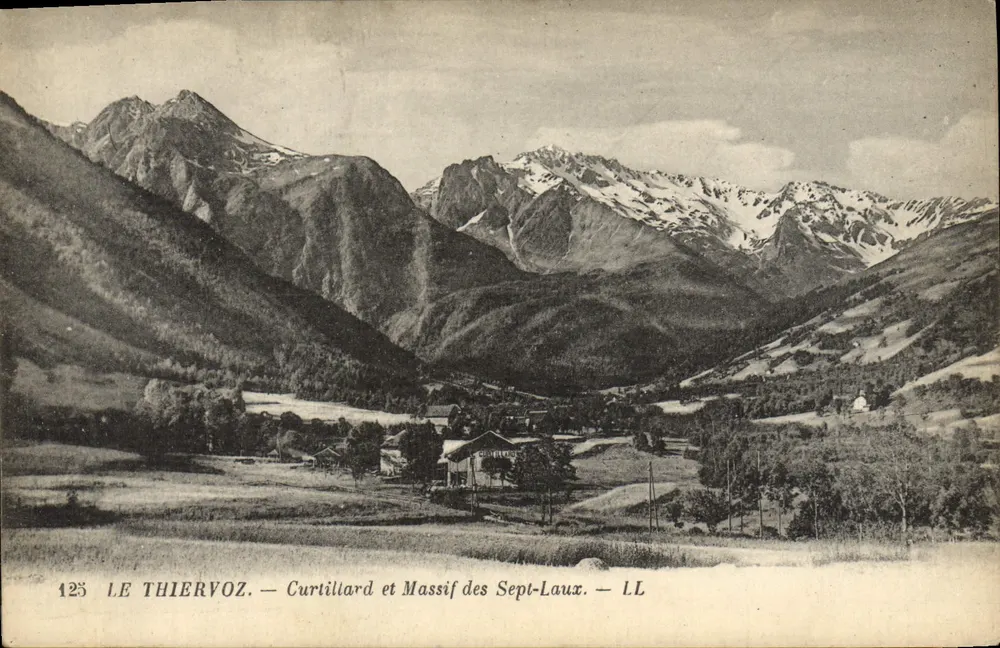 Le Thiervoz — Curtillard und Massif des Sept-Laux — LL - Vorderseite