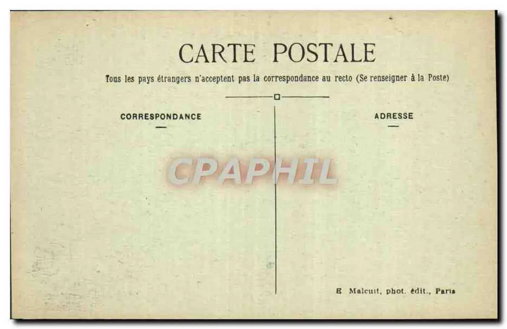 Vincennes — Vista geral do Castelo — E. M. - Verso
