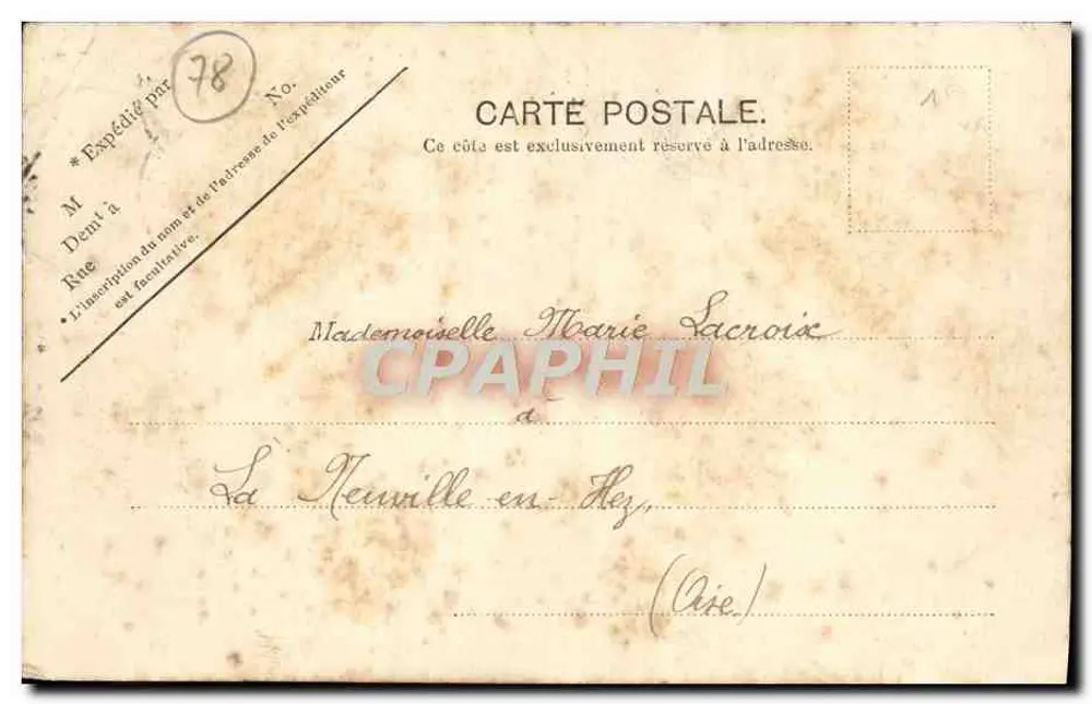 Versailles — La France Triomphante — V.P. Paris No 7 - Rückseite