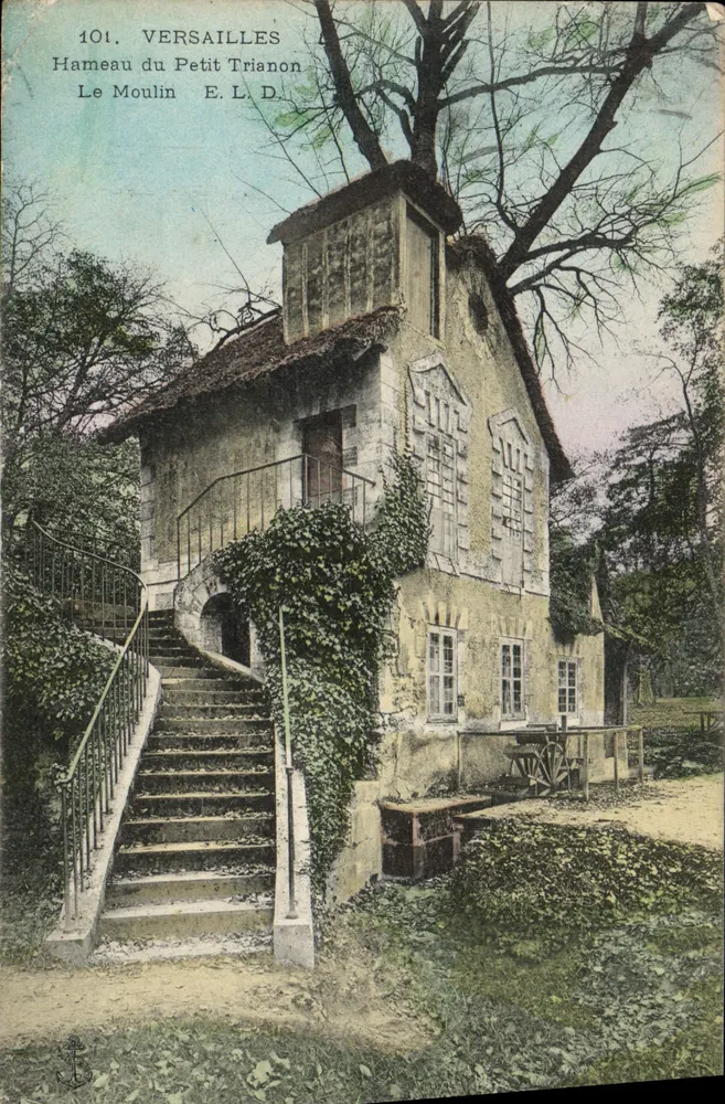 Versailles — Hameau des Petit Trianon, Die Mühle — E.L.D. n°101 - Vorderseite