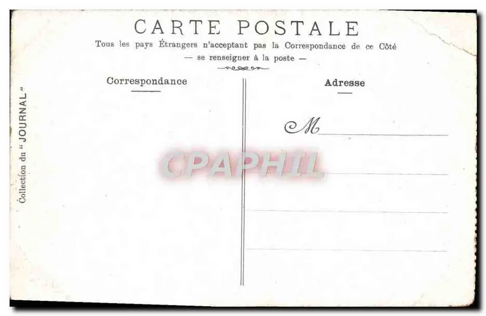 Versalhes — O Grande Trianon — Coleção do Journal - Verso