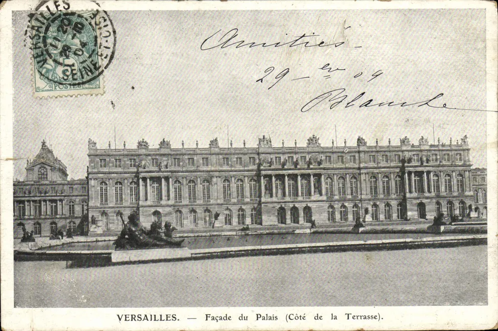 Versailles — Facha do Palácio (Lado da Terrasse) - Frente