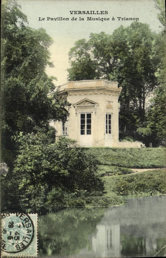 Versailles — Der Musikpavillon in Trianon — A. Bourdier, Verleger, Versailles - Vorderseite