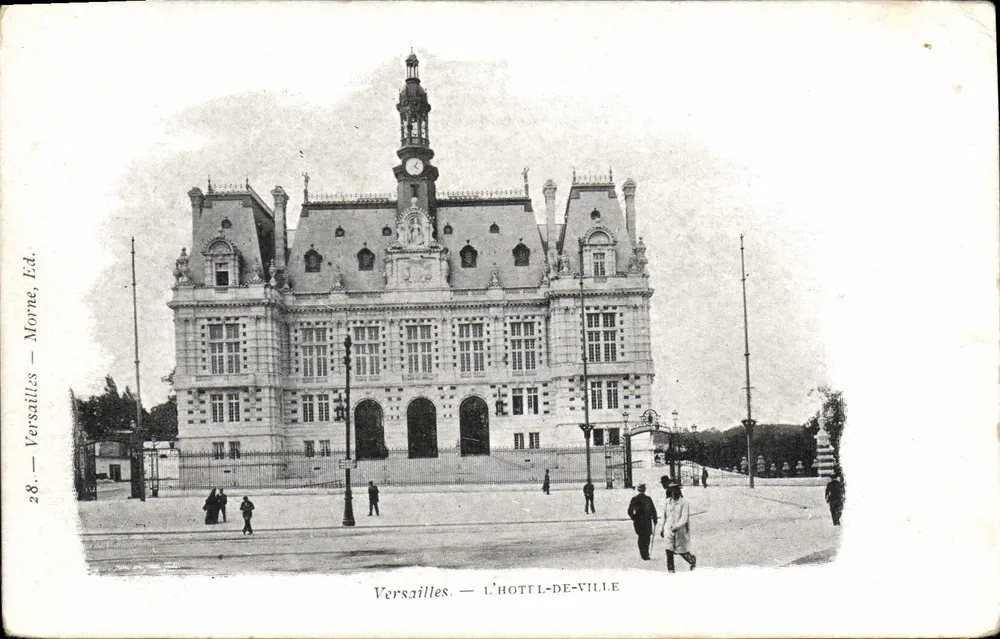 Versalhes — O Hôtel-de-Ville — Versalhes, Morne, Ed. 28 - Frente