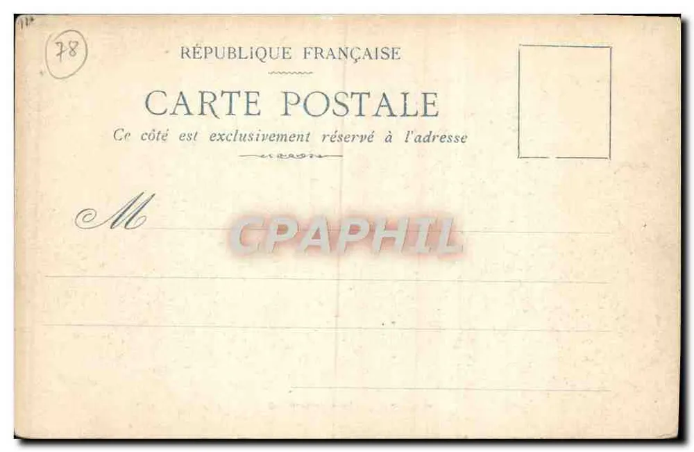 Versalhes — O Hôtel-de-Ville — Versalhes, Morne, Ed. 28 - Verso