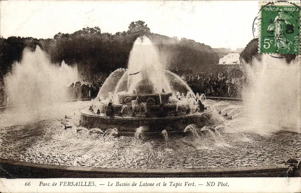 Parc de VERSAILLES — Le Bassin de Latone et le Tapis Vert — ND Pbot. - Vorderseite