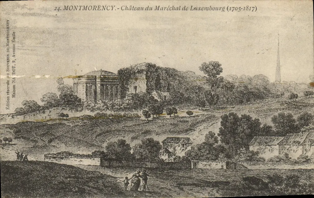 Montmorency - Schloss des Marschalls von Luxembourg (1705-1817) — Erinnerungs-Edition von Montmorency, Maison NA DOT, 2, Avenue Émile - Vorderseite