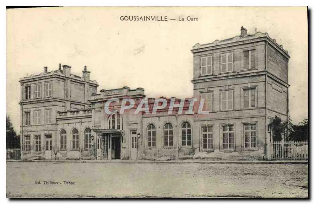 Goussainville — De Station — Ed. Thilloux - Tabac - Voorkant