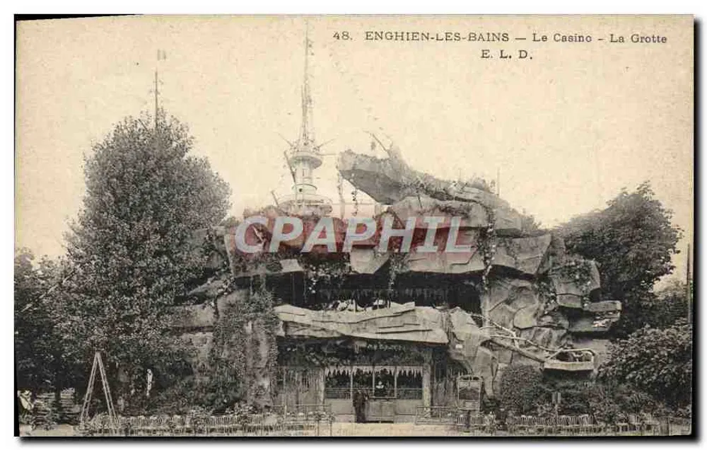 Enghien-les-Bains — Le Casino - La Grotte — E.L.D. n°48 - Recto