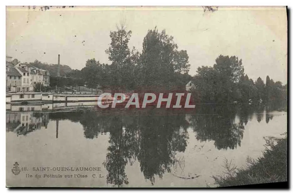 Saint-Ouen-l'Aumône — île du Pothuis sur l'Oise — C. L. C. n°18 - Recto