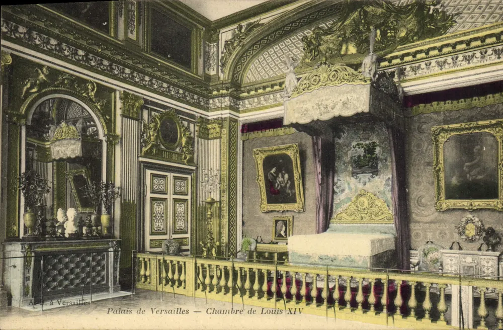 Schloss Versailles — Zimmer von Ludwig XIV — A.P. in Versailles - Vorderseite