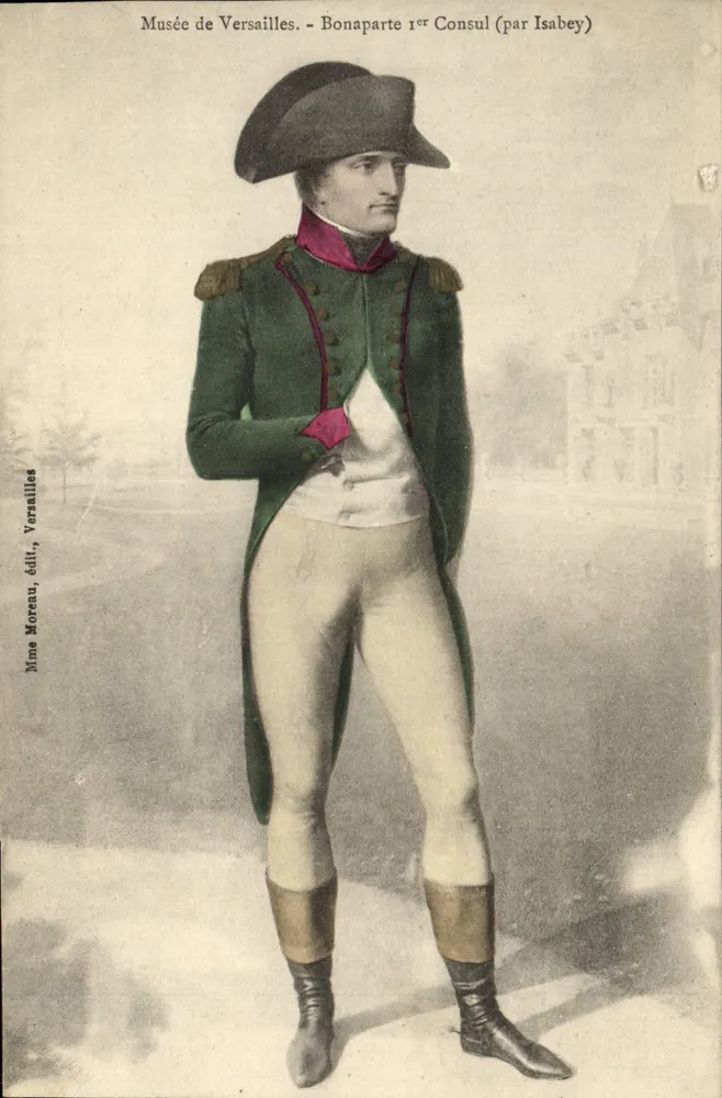 Bonaparte 1. Konsul — Museum von Versailles — Verlag Même Moreau, Versailles - Vorderseite