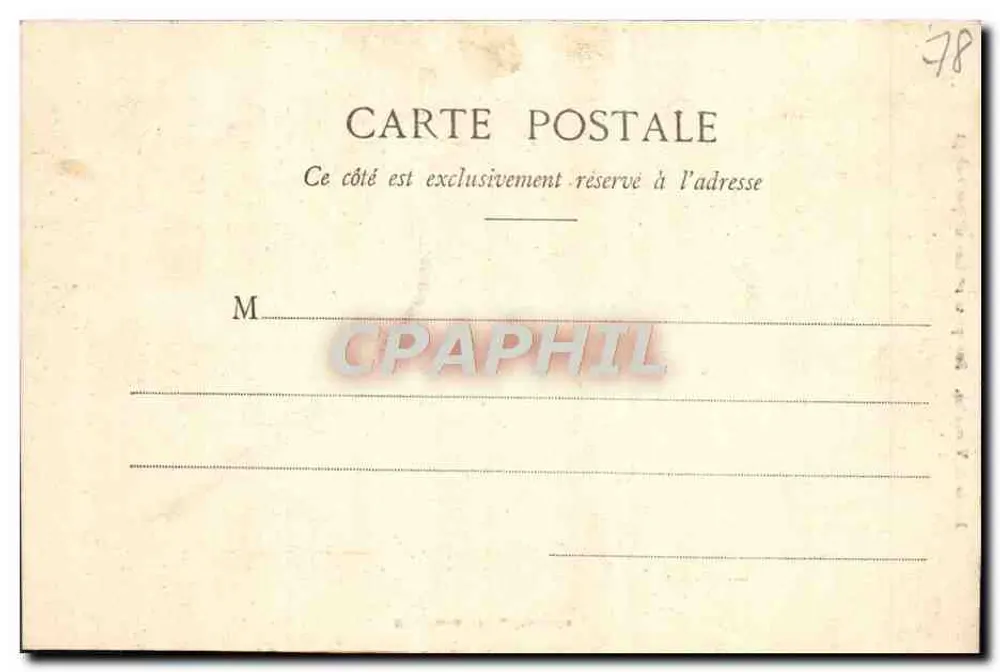 Bonaparte 1. Konsul — Museum von Versailles — Verlag Même Moreau, Versailles - Rückseite