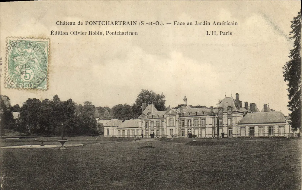 Schloss Pontchartrain (S.-et-O.) — Zum amerikanischen Garten — Edition Olivier Robin, Pontchartrain - Vorderseite