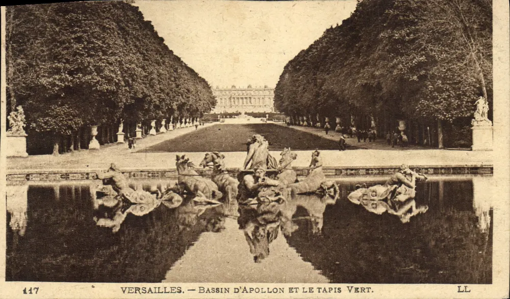 Versailles — Bassin d'Apollon und der Tapis Vert — LL, n° 117 - Vorderseite