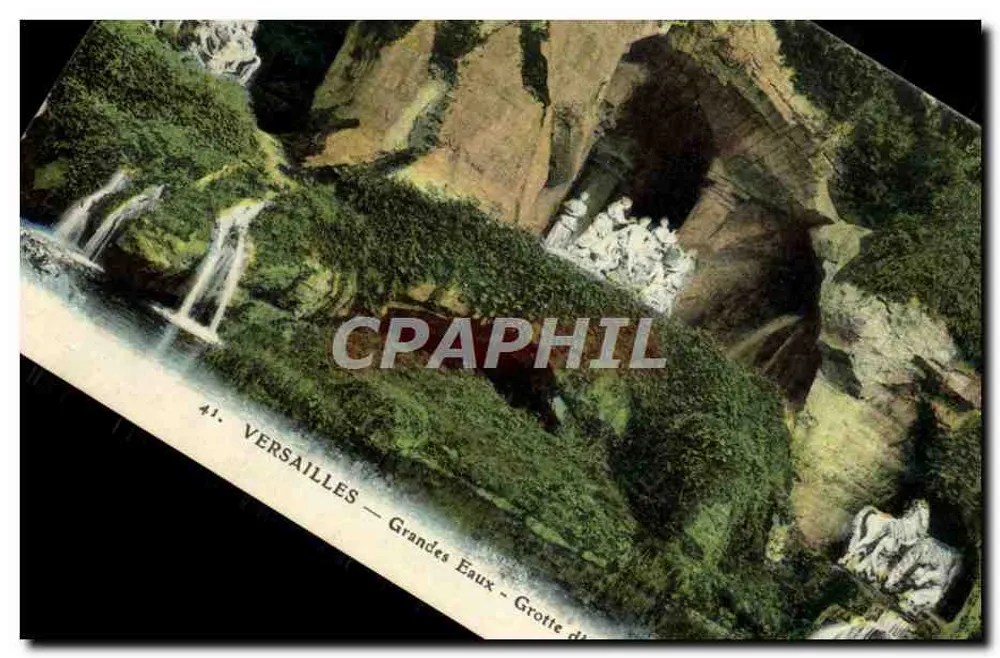 Versailles — Grandes Eaux — Gruta das Grandes Eaux - Frente