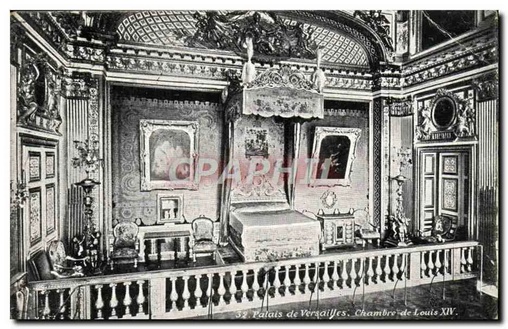 Zimmer von Ludwig XIV — Schloss Versailles — Verlag L. V. & Cie, Nr. 32 - Vorderseite