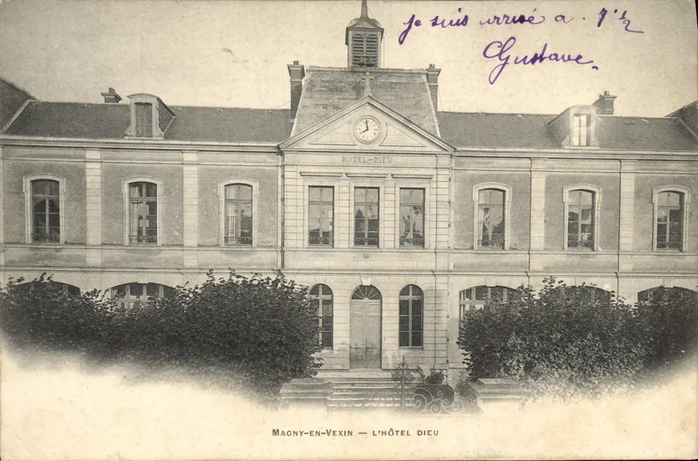 Magny-en-Vexin — Das Hotel-Dieu — Verlag A. Bugey, R. Rue Drouais, Paris - Vorderseite