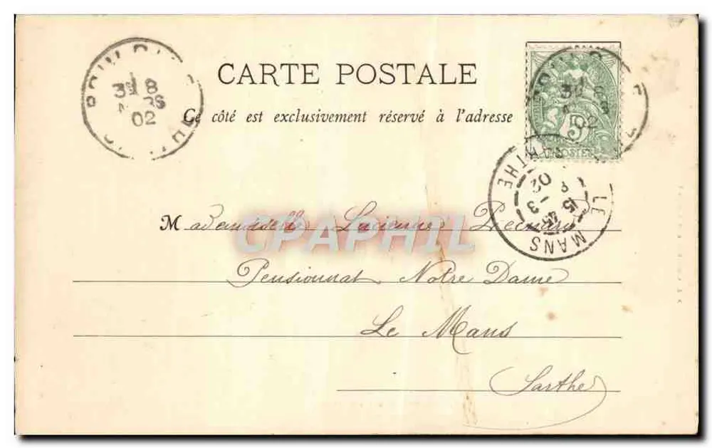 Capela do Castelo — Versailles — Editor K. & K. Kithu, A.V., N. 4 - Verso