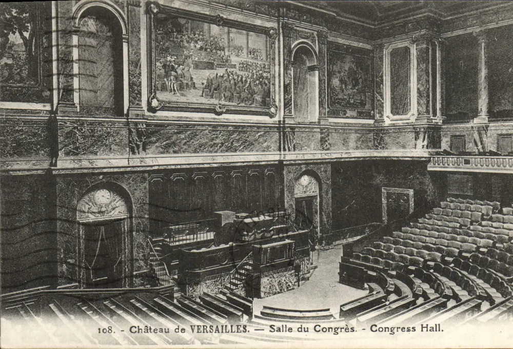 Castelo de VERSAILLES — Sala do Congresso — Congress Hall — n°108 - Frente