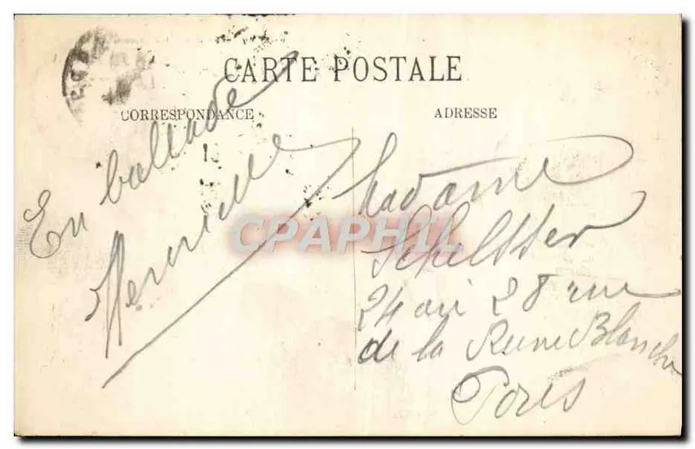 Parc de Versailles — Le Bassin de Latone — éditeur inconnu, n° 40 - Verso
