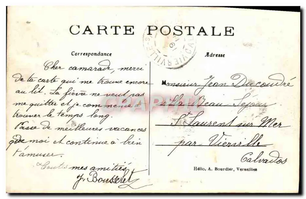 Versailles — O Bassin de Netuno — n°51 - Verso