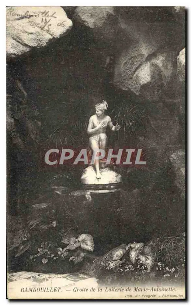 Rambouillet — Höhle der Käsestube Marie-Antoinettes — Imp. du Progrès - Rambouillet - Vorderseite