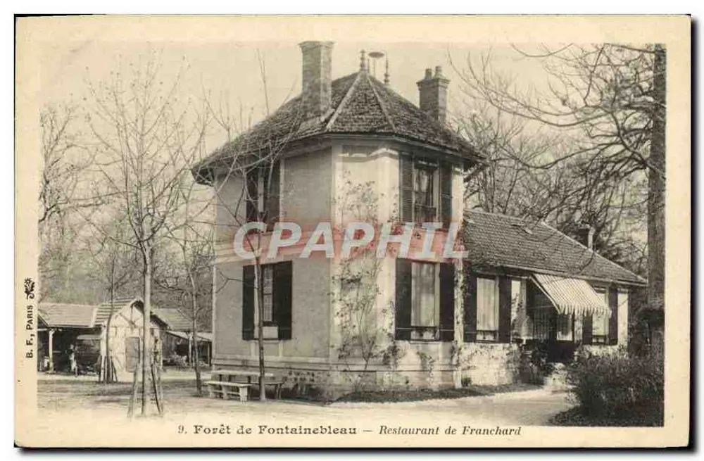 Forêt de Fontainebleau — Restaurant de Franchard — B. F., Paris - Vorderseite